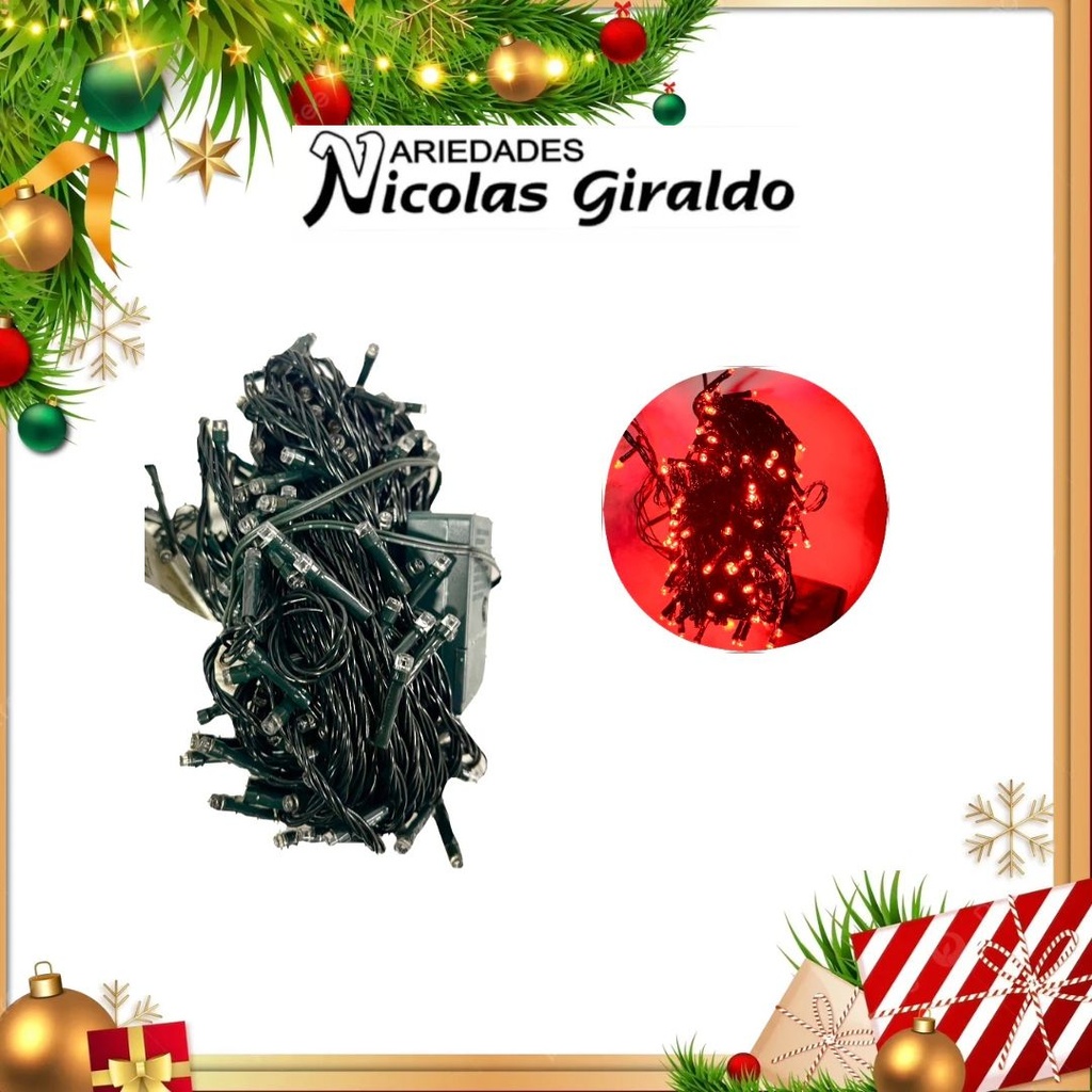 @INSTALACION LED X200L LINEAL ROJA 18 MTS CABLE VERDE  