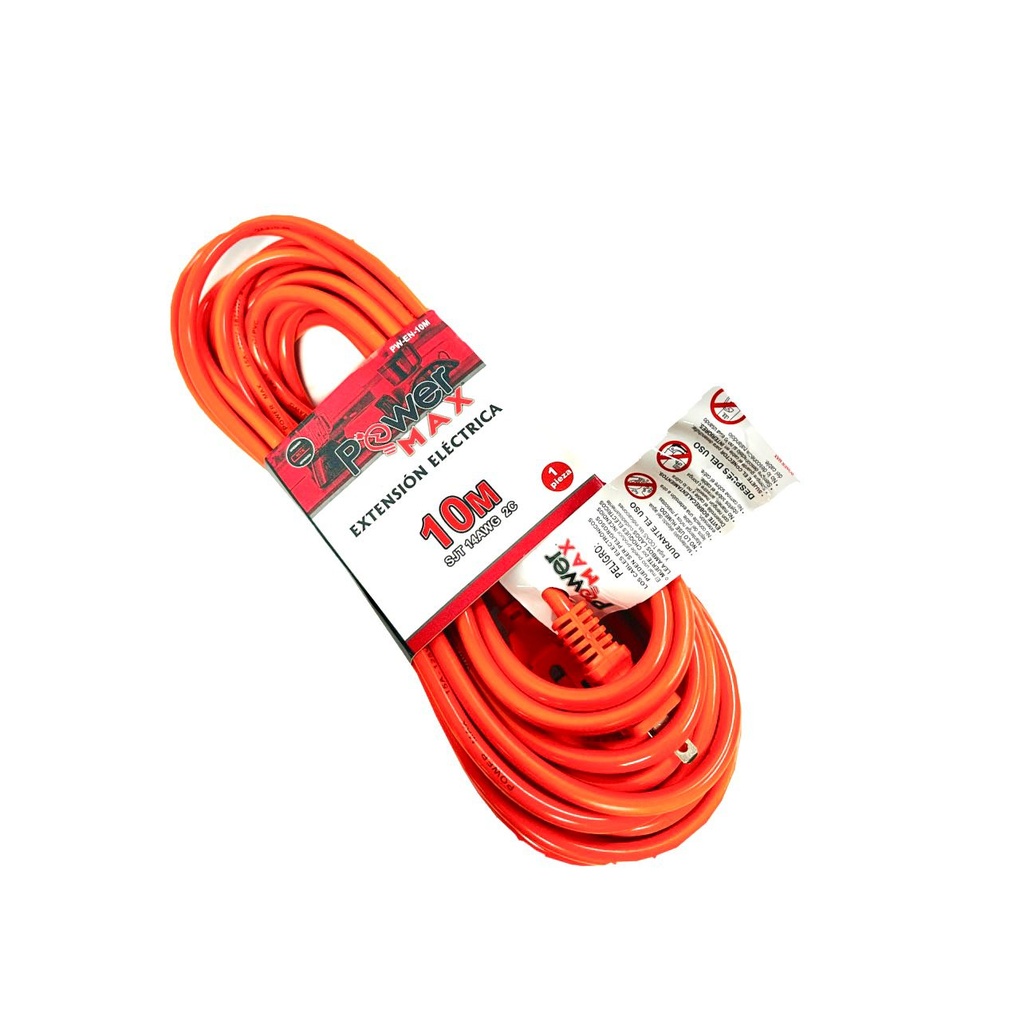 Extension naranja power max x10 metros  