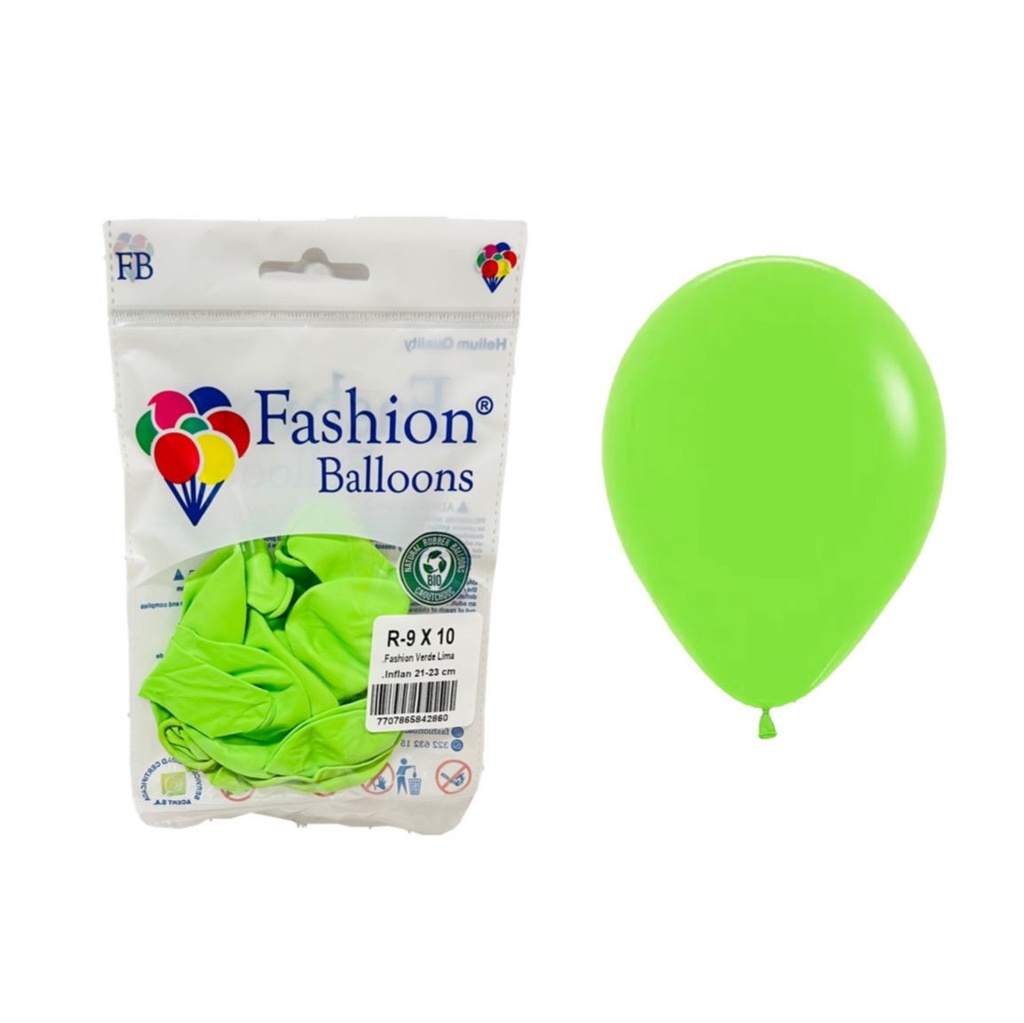 Bomba ballons r9x10 verde limon
