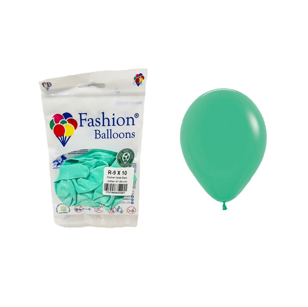 Bomba ballons r9x10 verde menta
