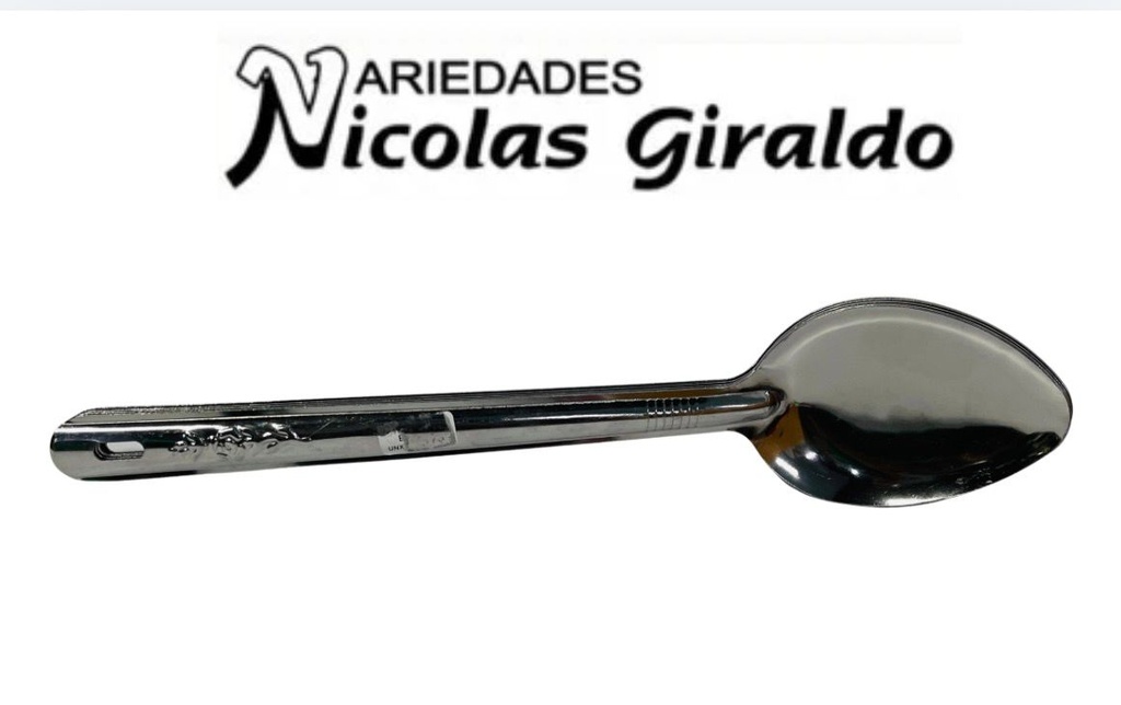 cucharon cuchara sin huecos metal sencillo 