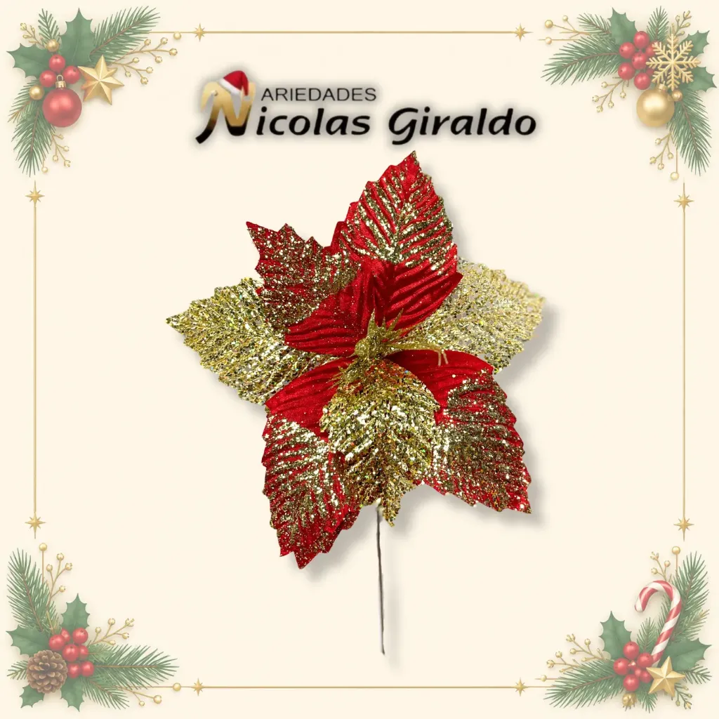 FLOR NAVIDAD ROJA GRANDE