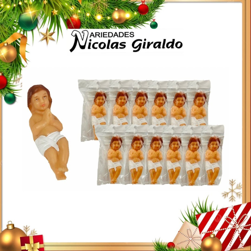 NIÑO DIOS ECONOMICO PEQUEÑO PQT X12 