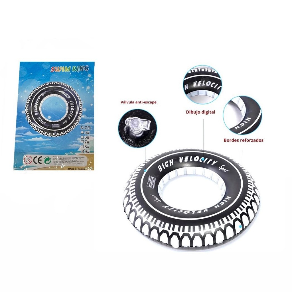 Flotador redondo forma llanta #90