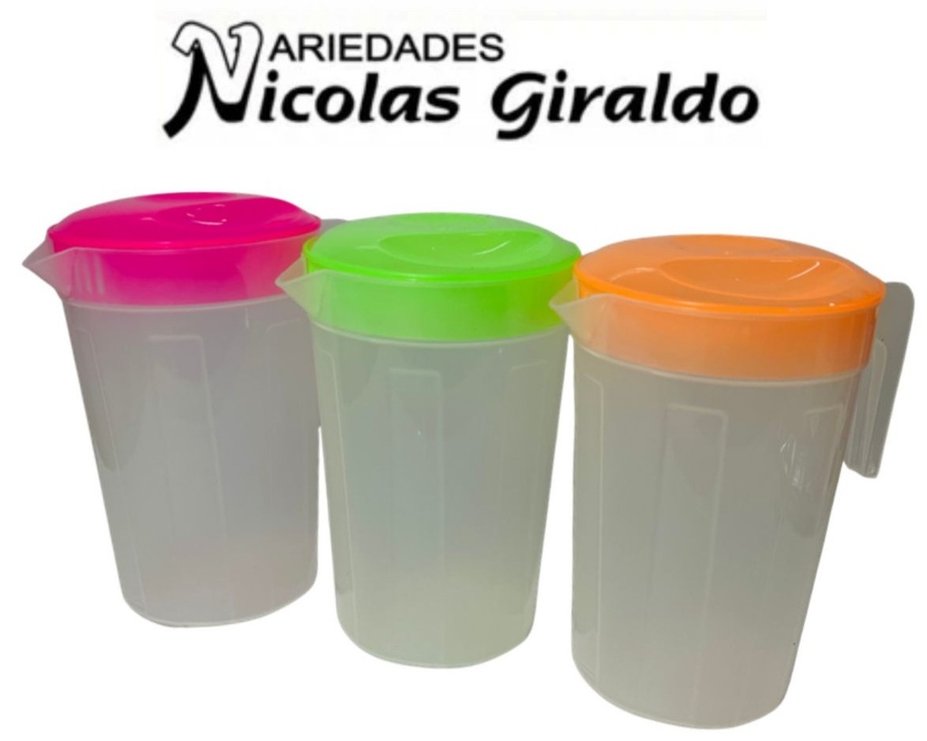 Jarra 2.5 litros fina bolsa x6 