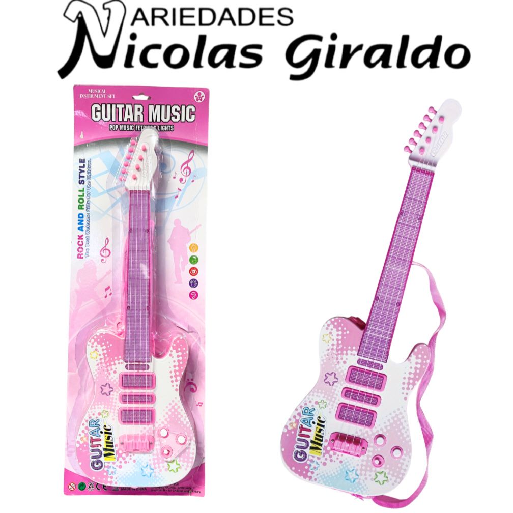 Guitarra musical carton grande