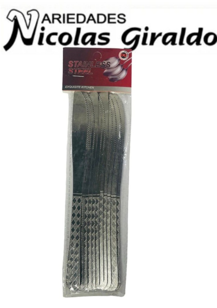 Cuchillo trinchar x12 sencillo