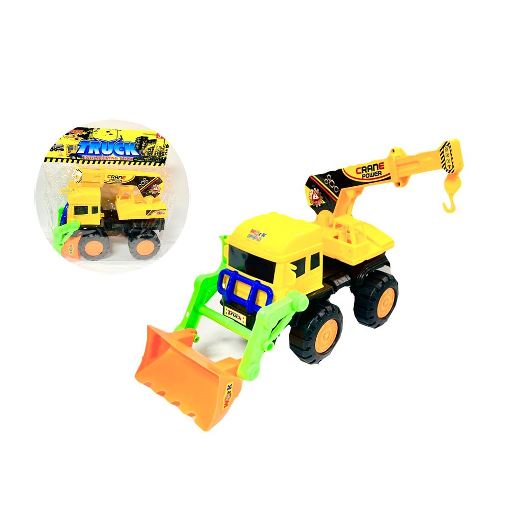 Carro constructor retro Grua grande