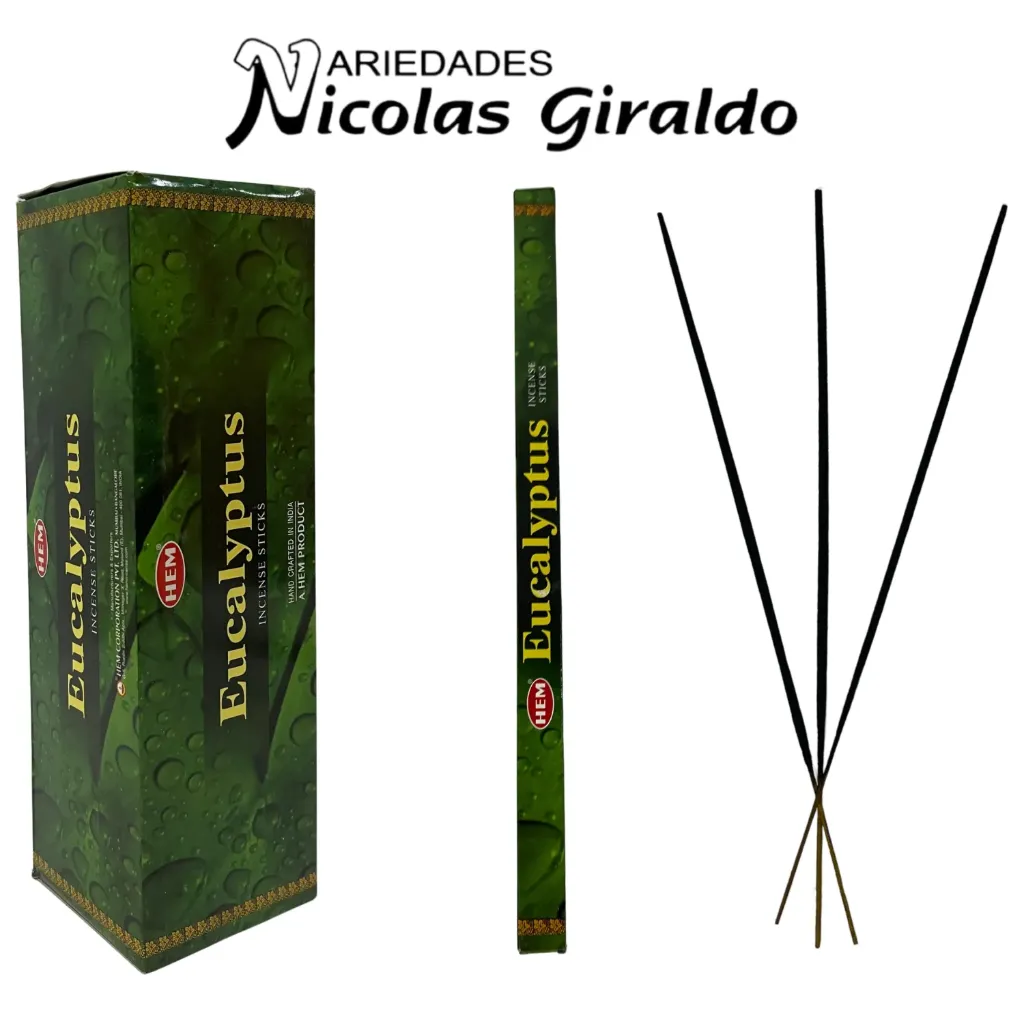 [HEM-LK106] Incienso hem x25 cajas eucalipto
