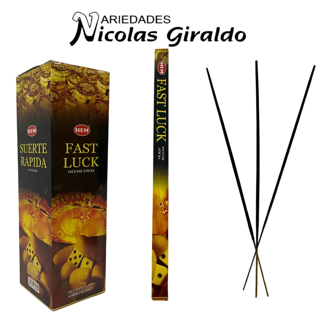 Incienso hem x25 cajas suerte rapida
