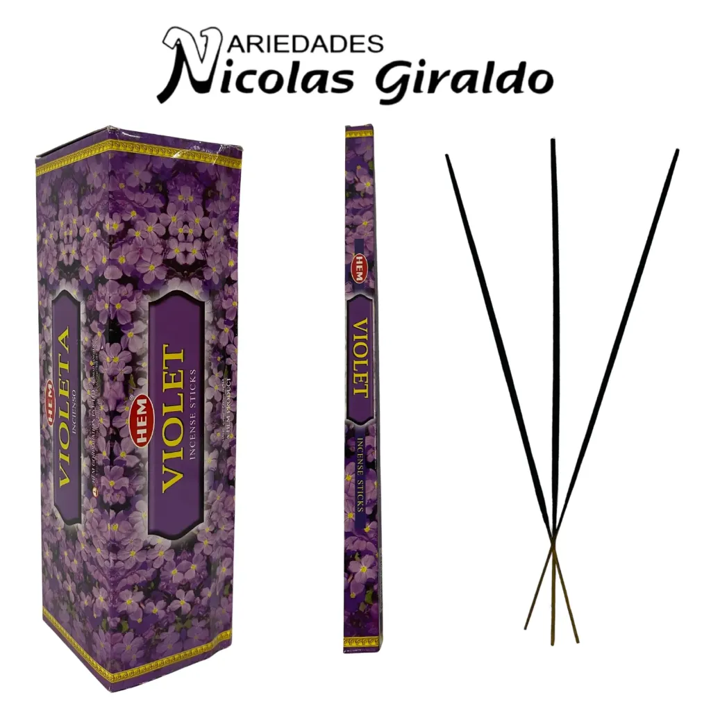 Incienso hem x25 cajas violeta