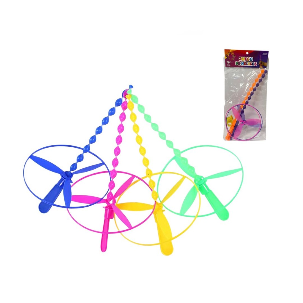 Lanza helice bolsa mini piñatera pqt x12