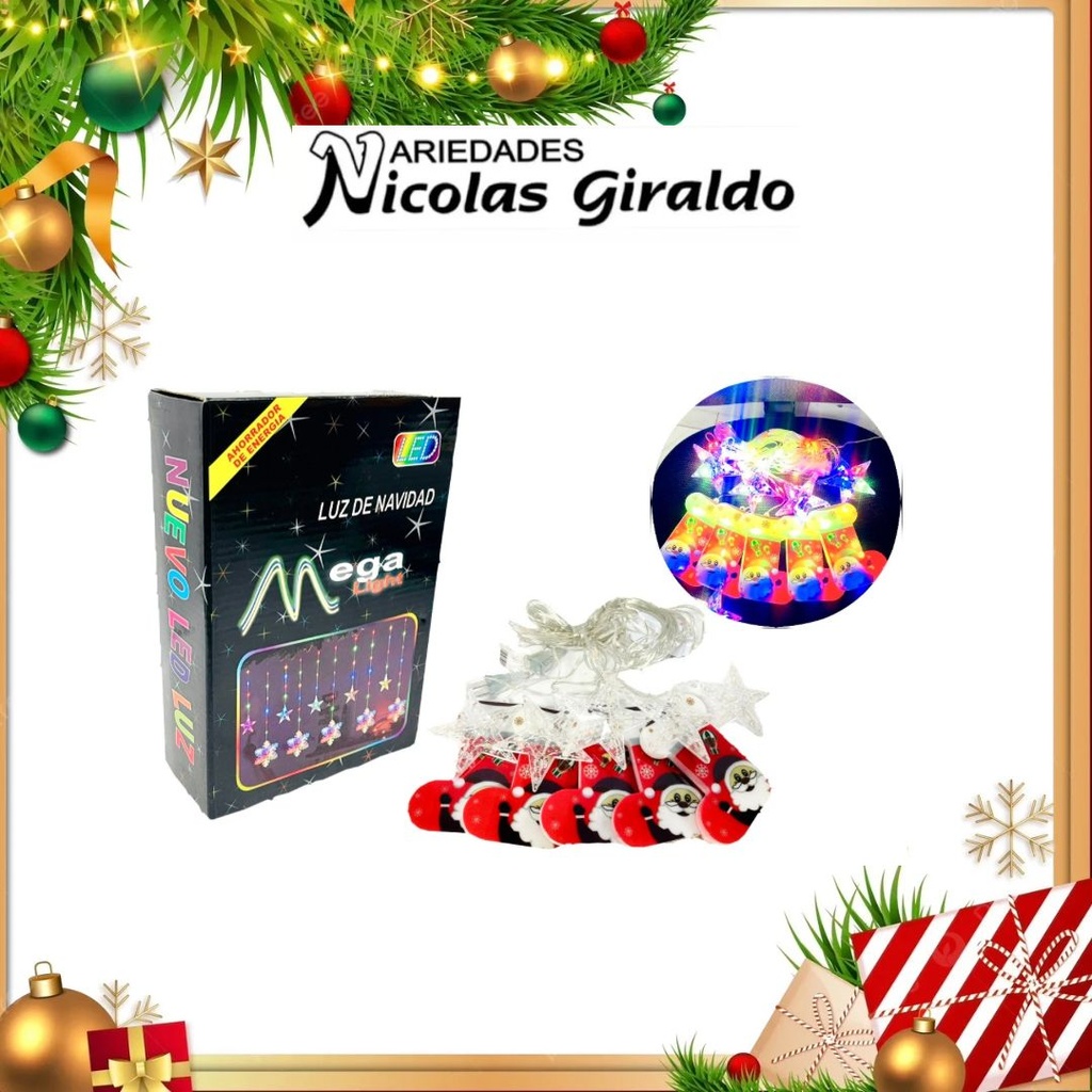 @INSTALACION FIGURA BOTA LED 100L 3 METROS MULTICOLOR  