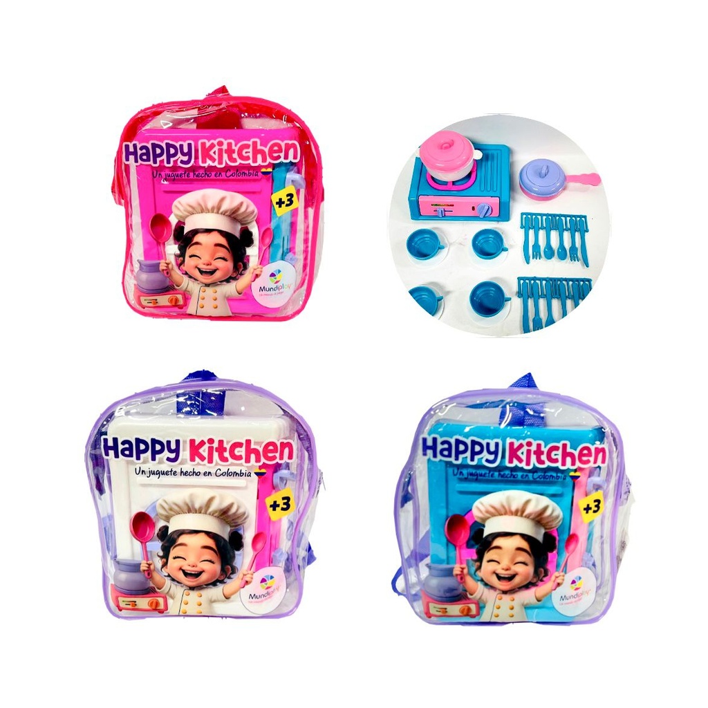 [MT4696] Vajilla infantil bolso Mundiplas