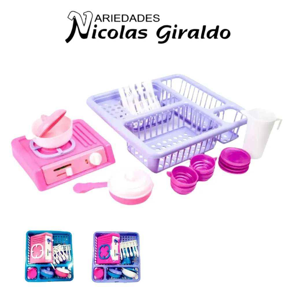 Vajilla escurridor happy kitchen #4 