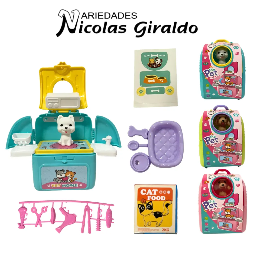Set infantil veterinario maleta mini