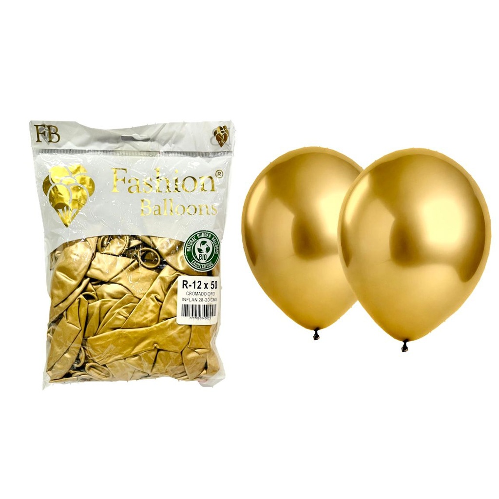 [845823] Bomba ballons r12x50 cromado oro