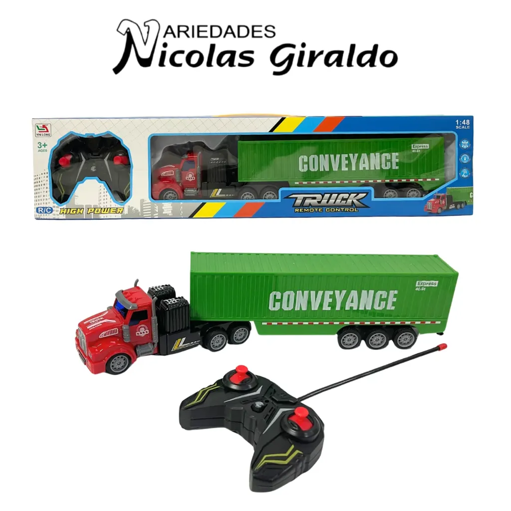 Carro control mula container 