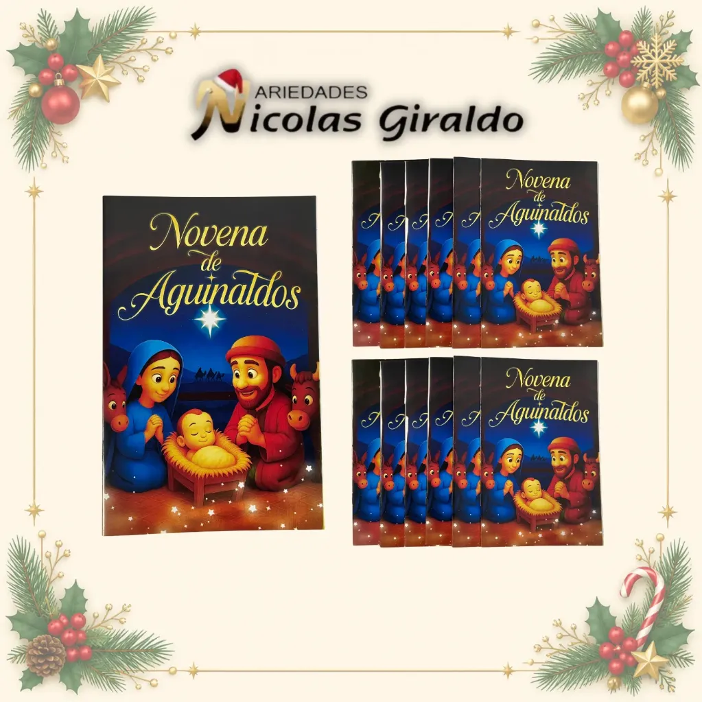 NOVENA NAVIDEÑA SENCILLA PQT X12