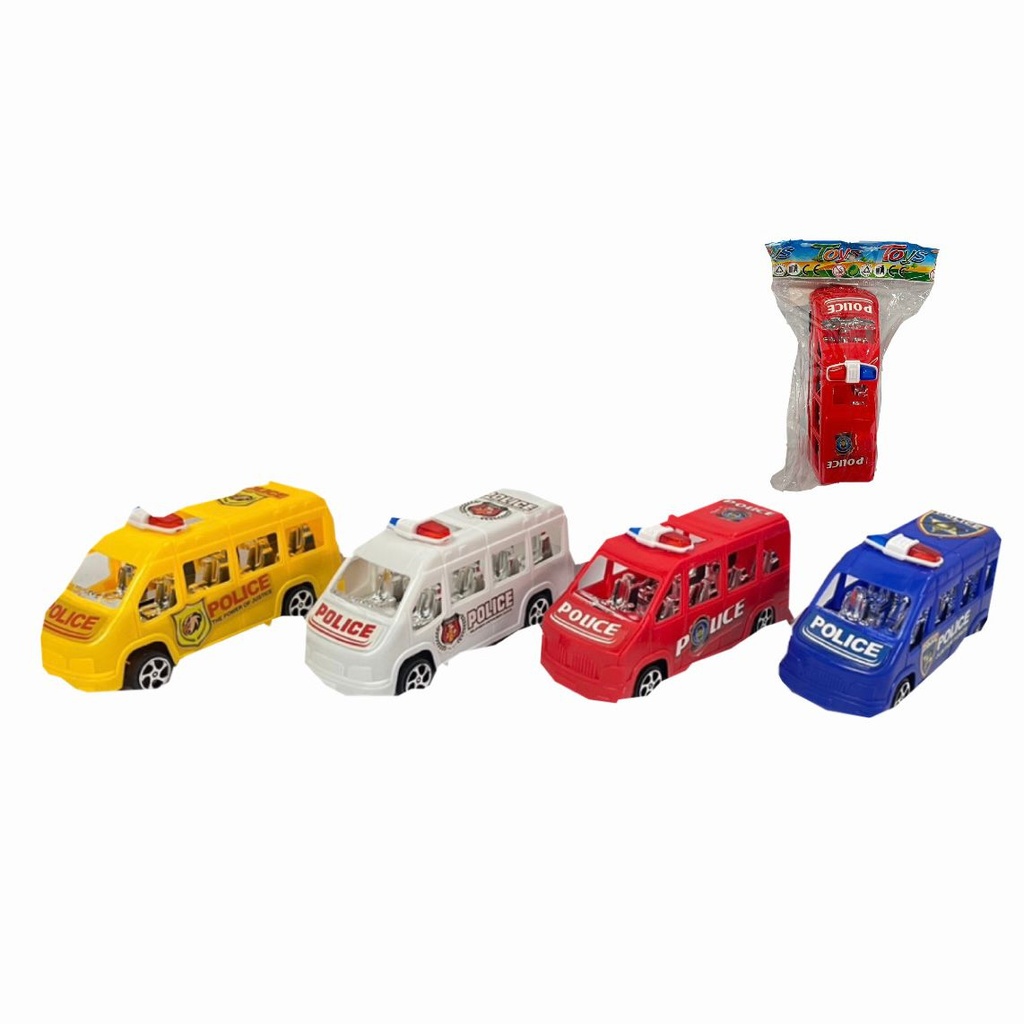 Carro impulso policia pequeño  