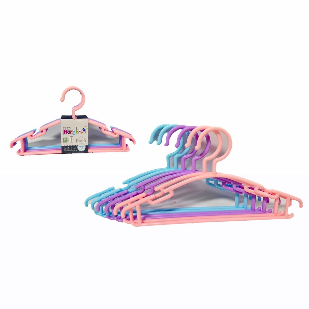 @Gancho bebe redondo color pastel x6 