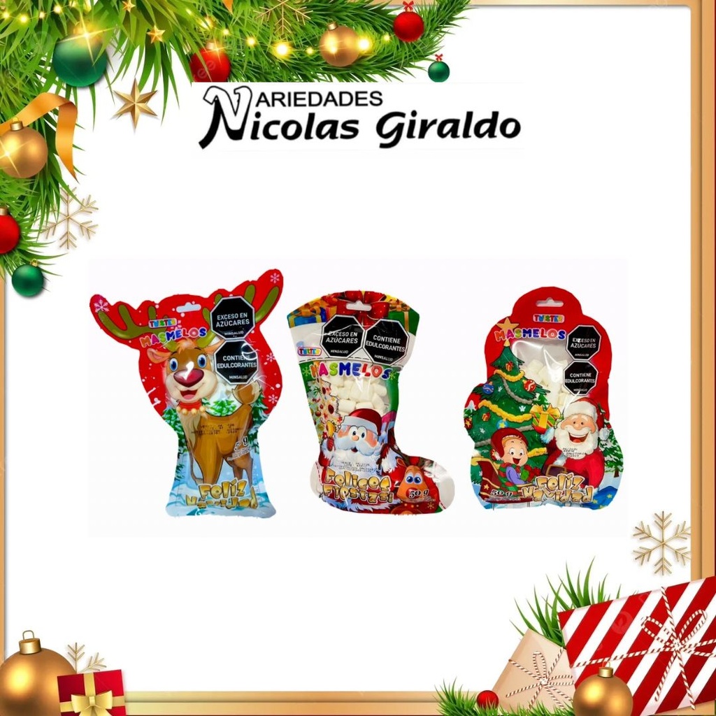 MASMELOS NAVIDEÑO BOLSA