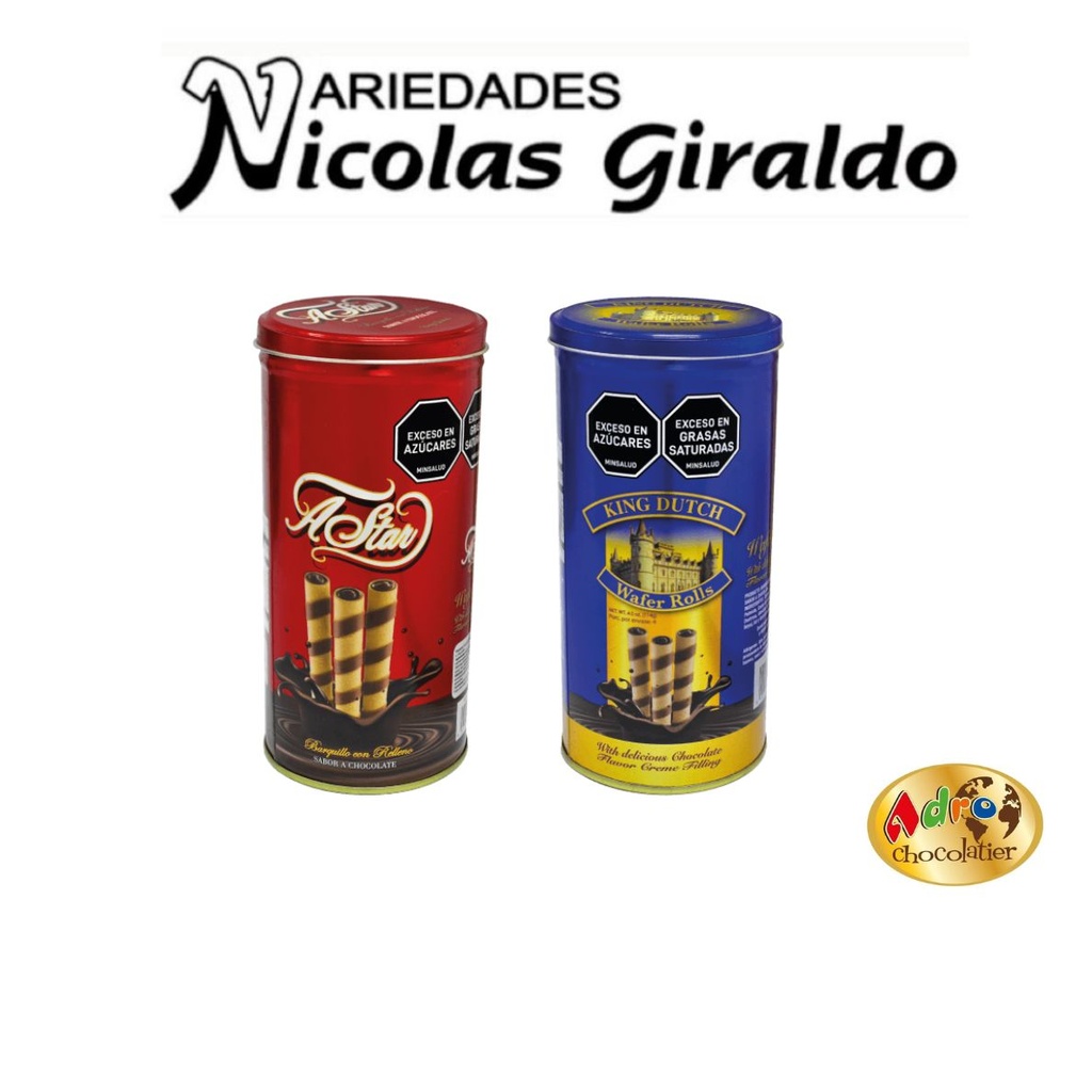 Barquillos surtidos