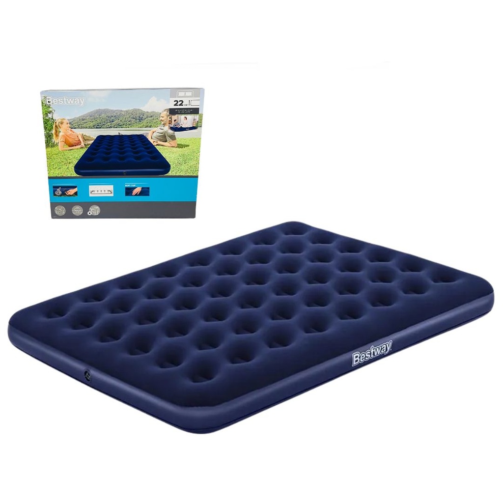 Colchon inflable grande 1.91x1.37 22cm