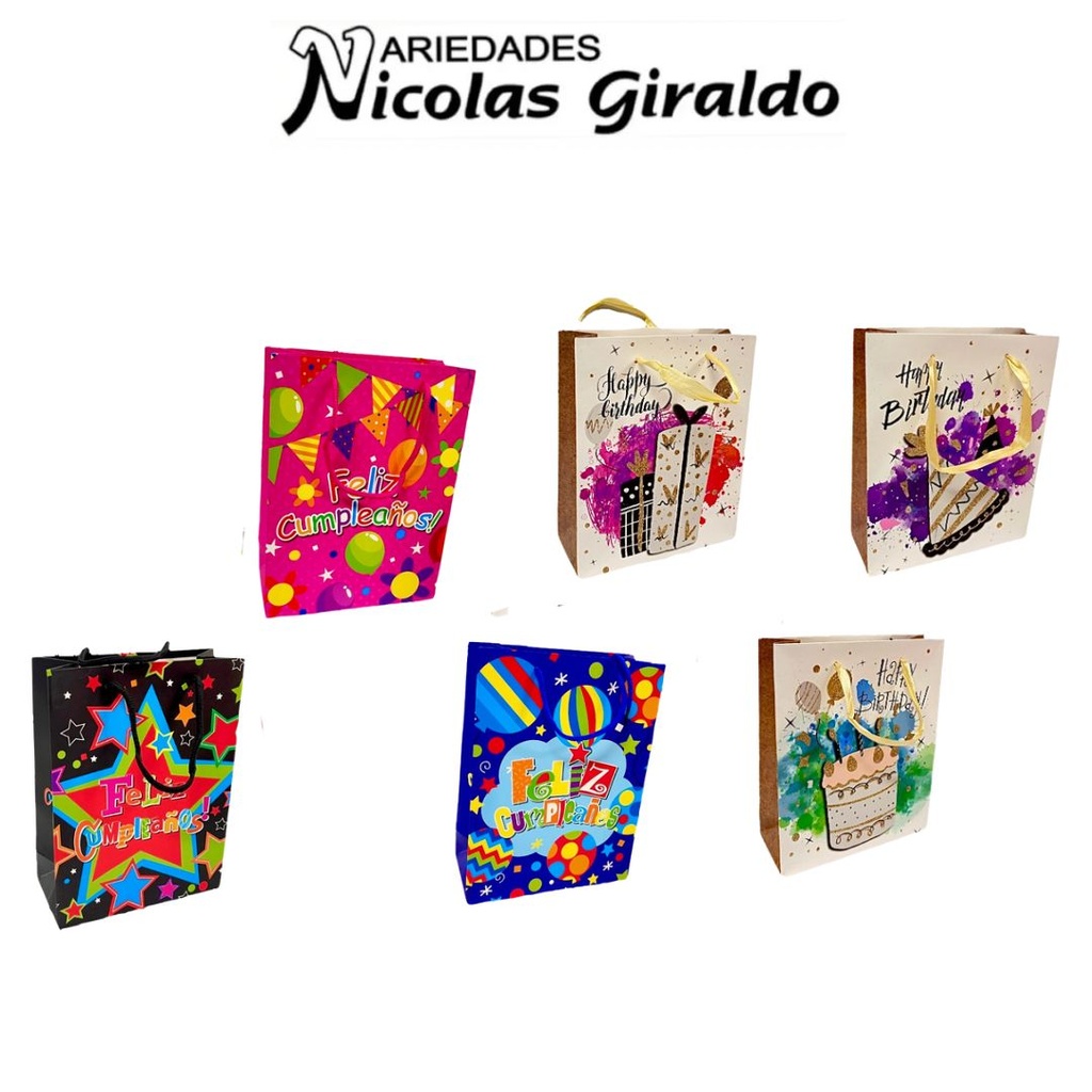 Bolsa regalo importada pequeña 