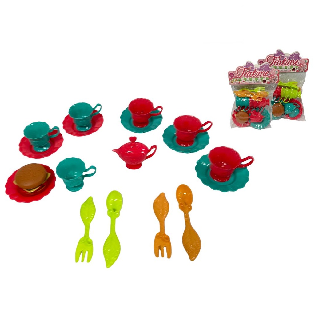 Vajilla infantil juego te bolsa pequeño