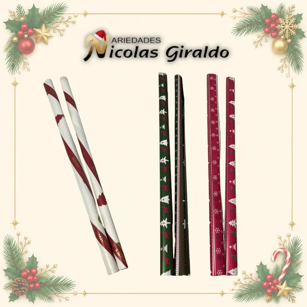 PAPEL COREANO NAVIDAD X2