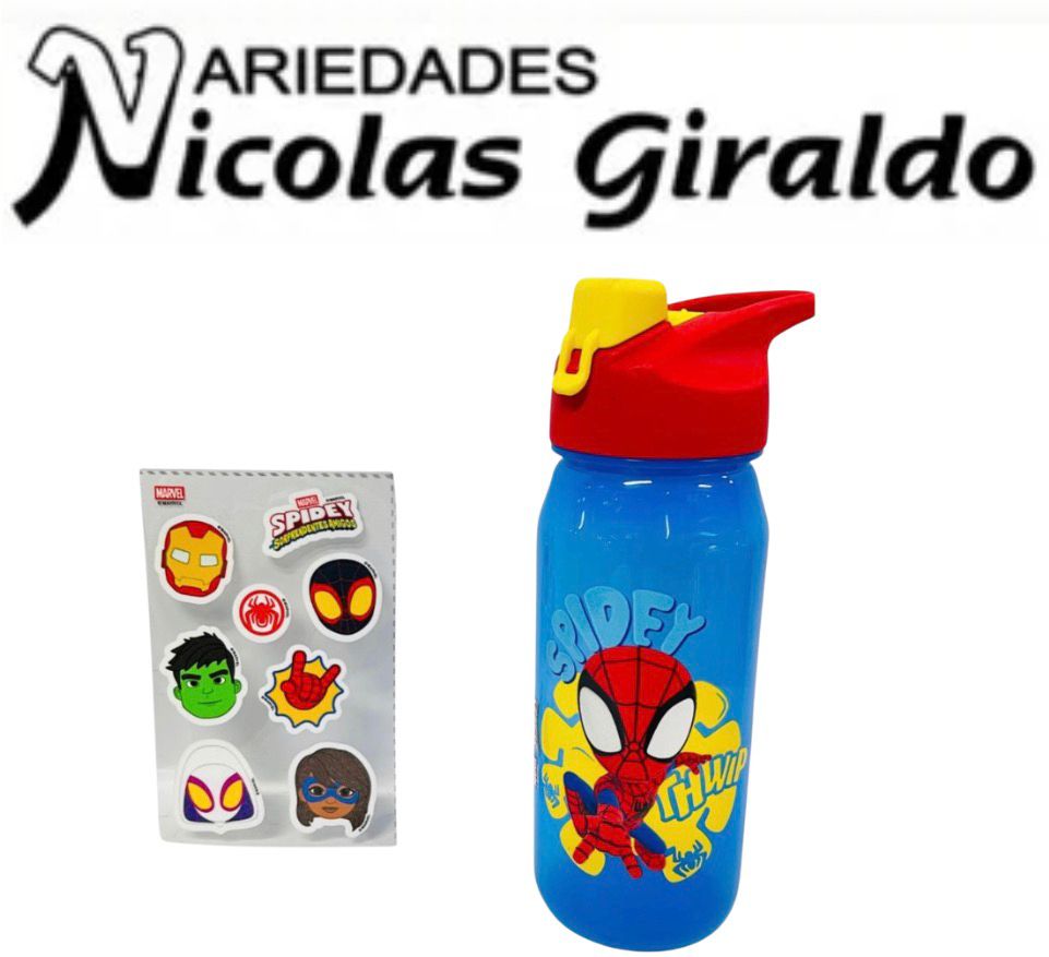 Termo botella zinc spiderman 