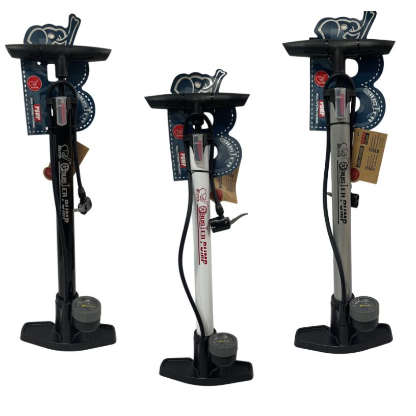 Inflador de bicicleta fino extra grande con balbula 