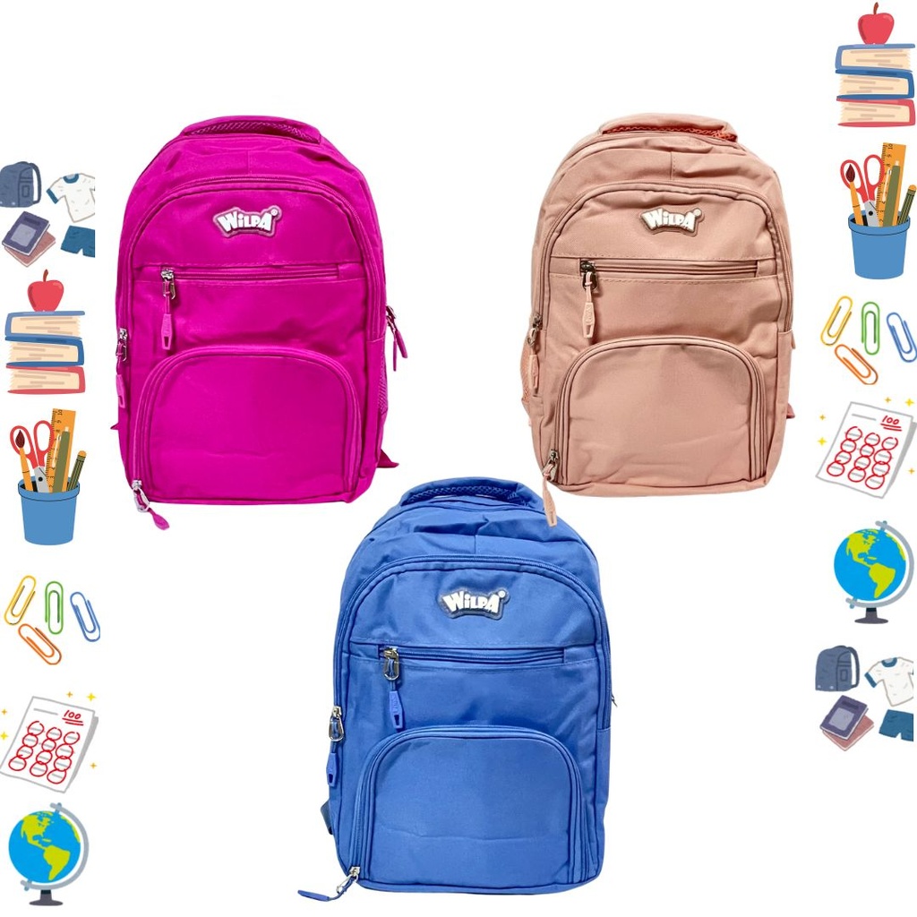 Morral wilpa pequeño fondo entero dama #14.5   