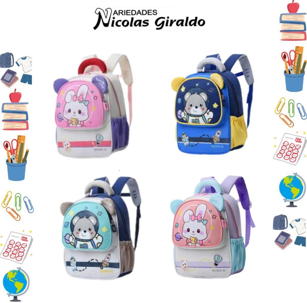 Morral infantil orejitas surtido 