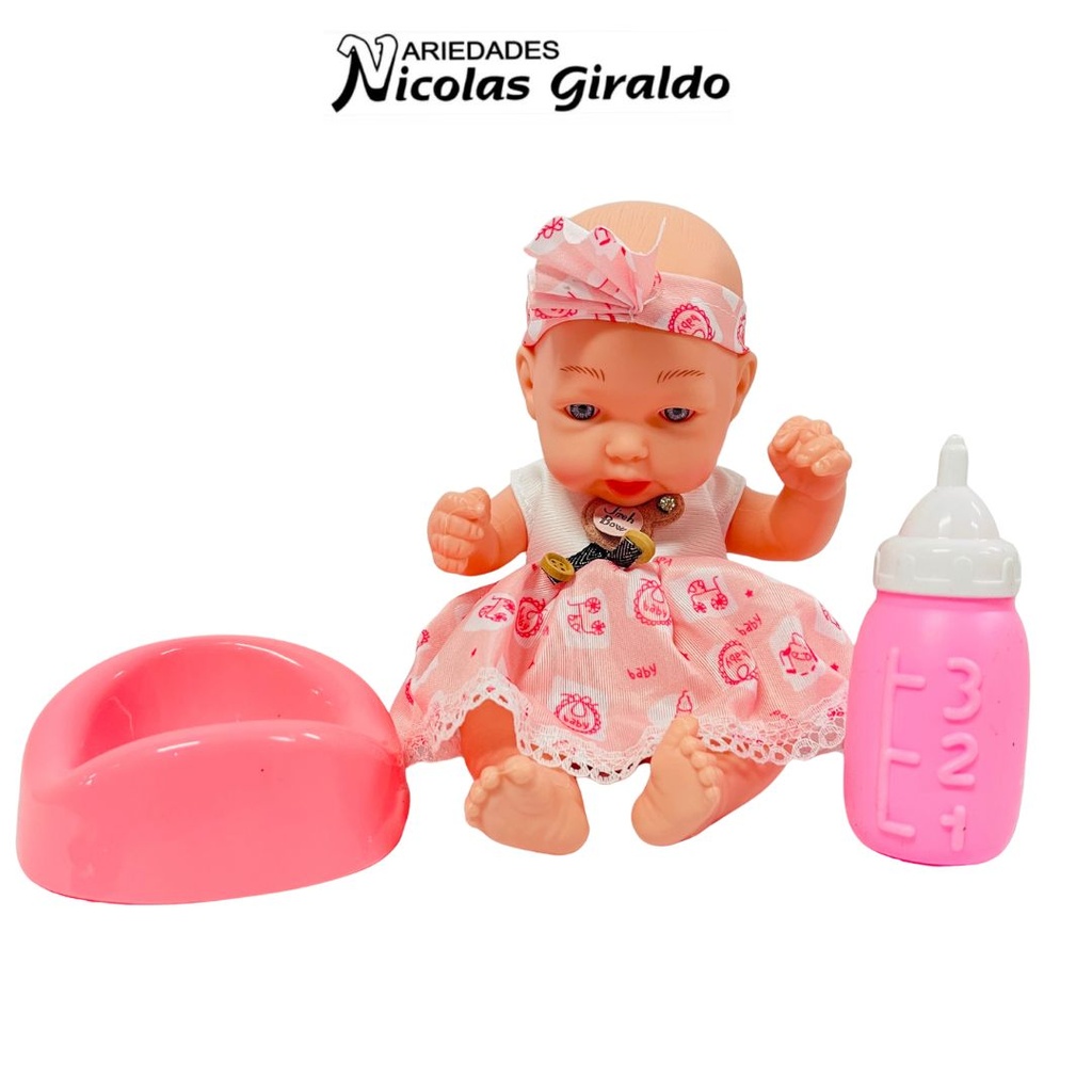 Bebe fino mini en bolsa con vacenilla  