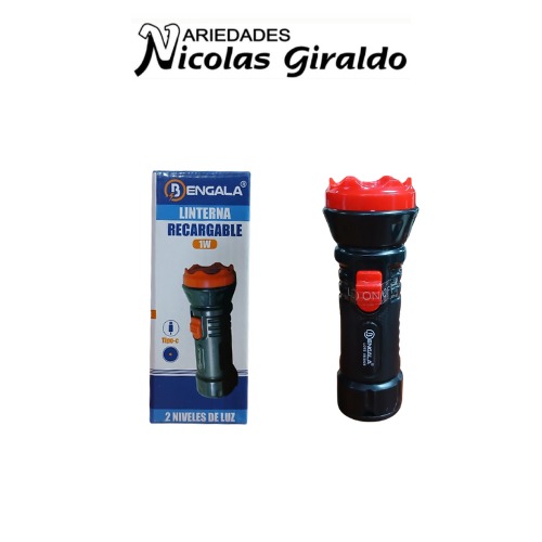 Linterna bengala recargable pequeña 
