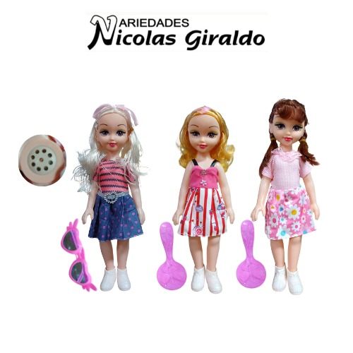 (88014-14)Muñeca sonido pequeña 