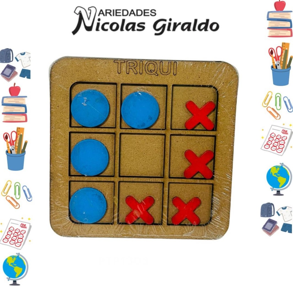 Didactico madera triqui sencillo