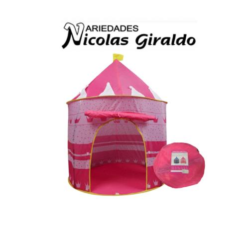 Castillo infantil rosado 