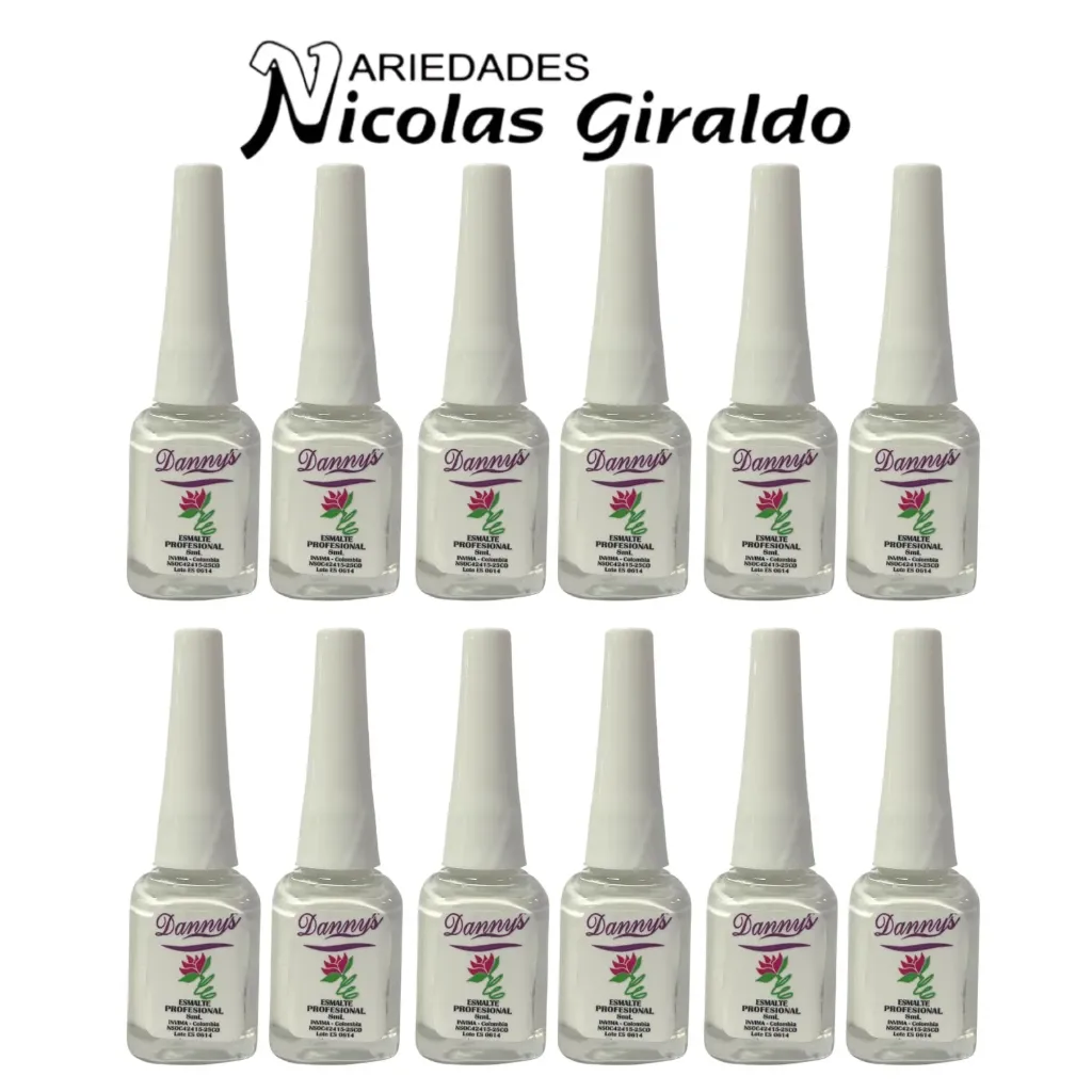 [20001] Esmalte pequeño Dannys blanco tiza PQT X12