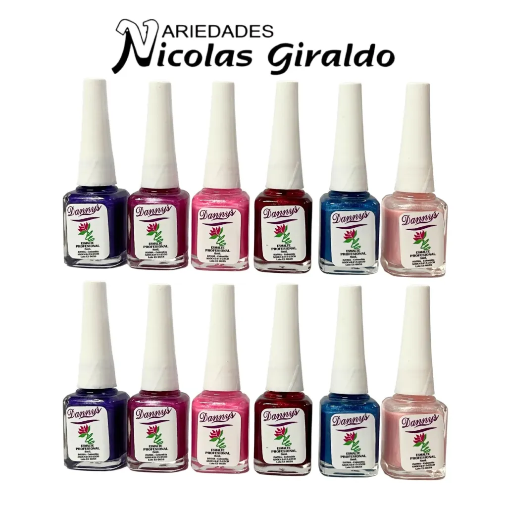 [20001] Esmalte pequeño Dannys nacarado PQT X12
