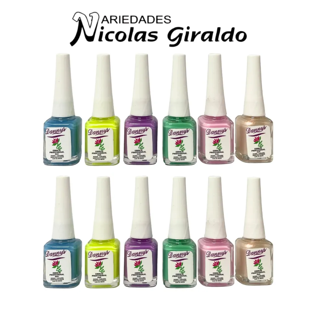 [20001] Esmalte pequeño Dannys pastel PQTX12