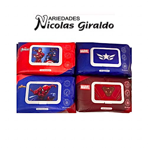 [CMS-00MA] Pañitos humedos licencias niño x80 