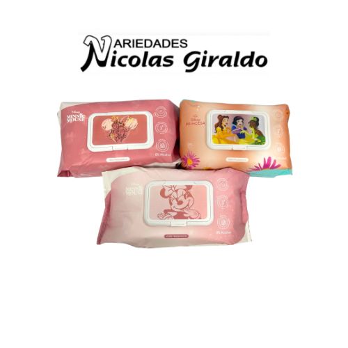 [CMS-00FE] Pañitos humedos licencias niña x80  