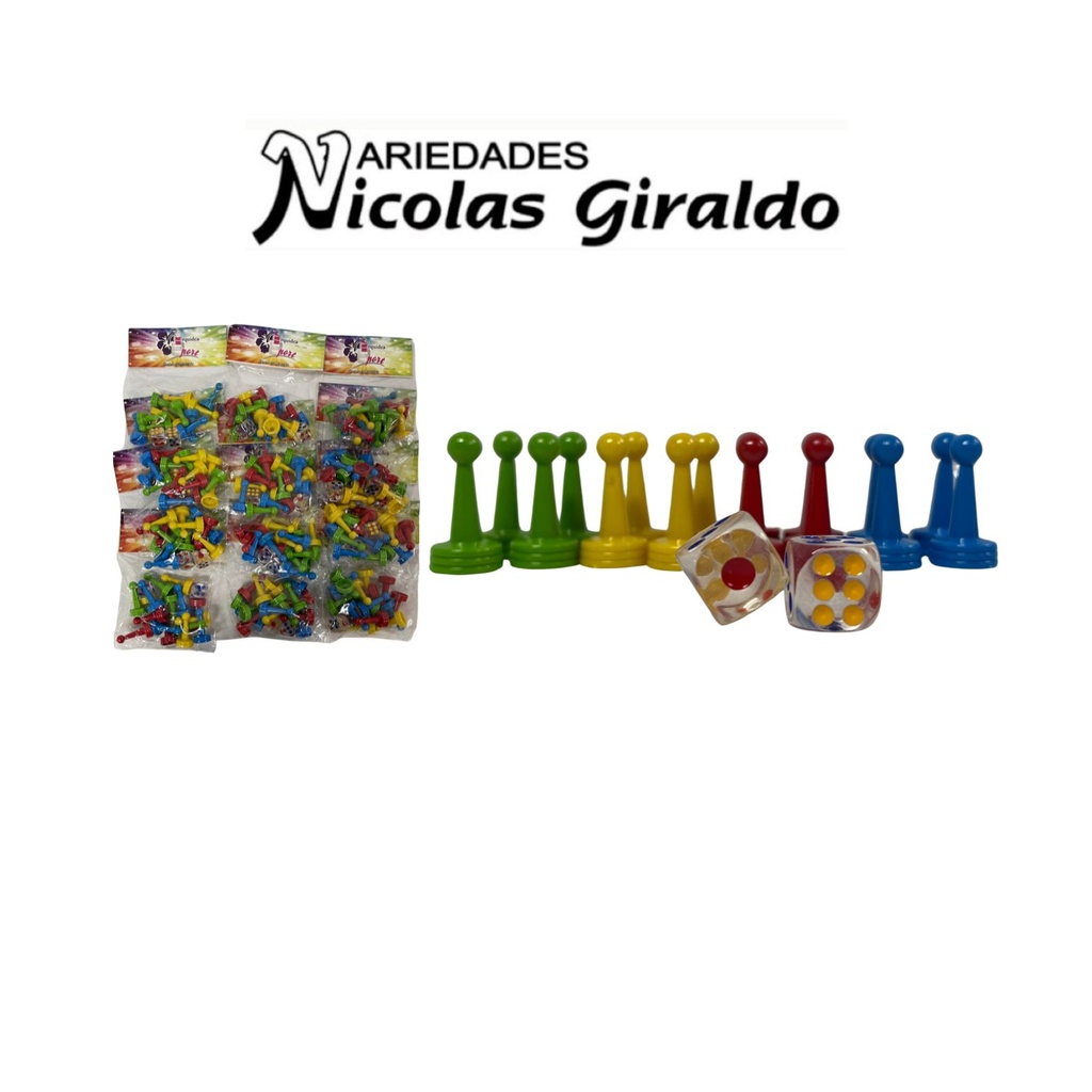 Fichas parques de lujo x4 puestos orquidea PQT X12 