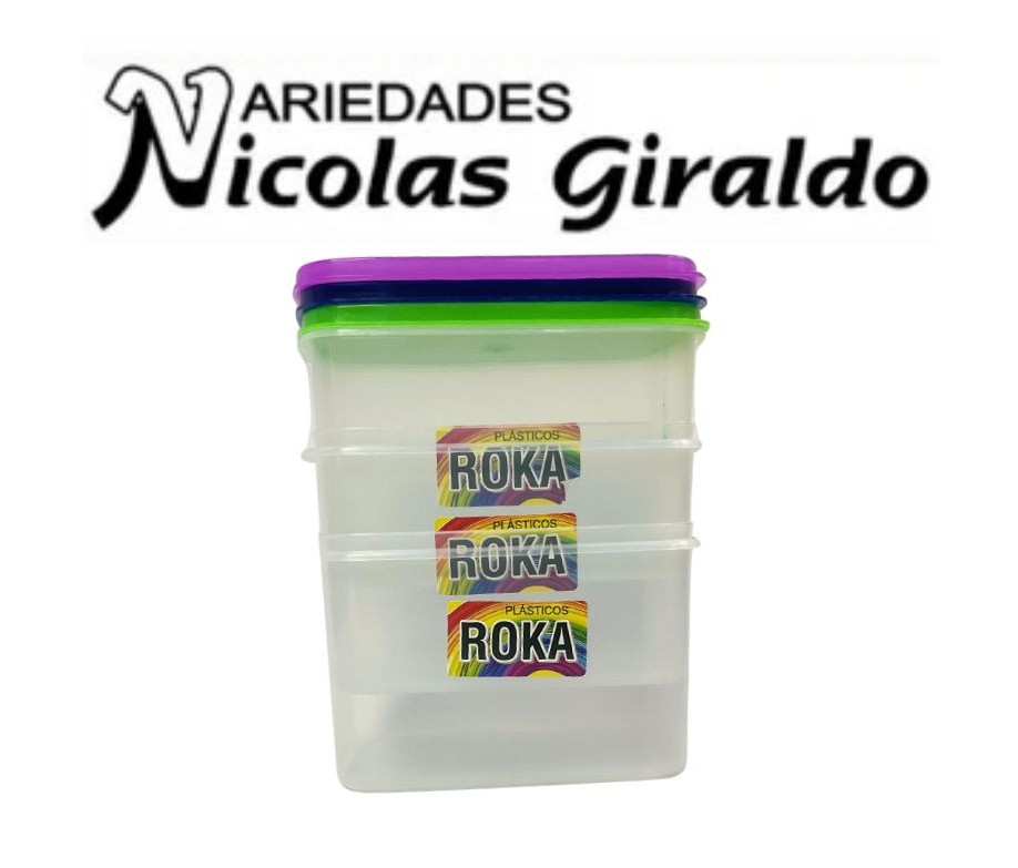 Coca kilo rectangular sencilla PQT X3