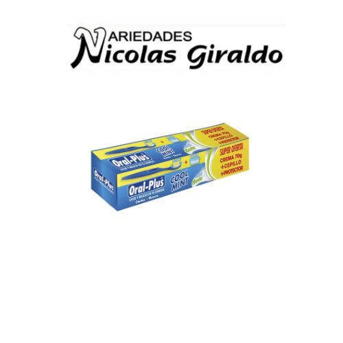 Crema dental oral-plus grande con cepillo