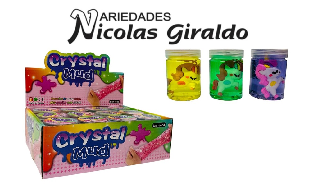 Slime mediano redondo con muñeco CJA X12
