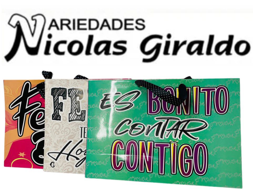 Bolsa regalo cariñitos horizontal grande PQT X6